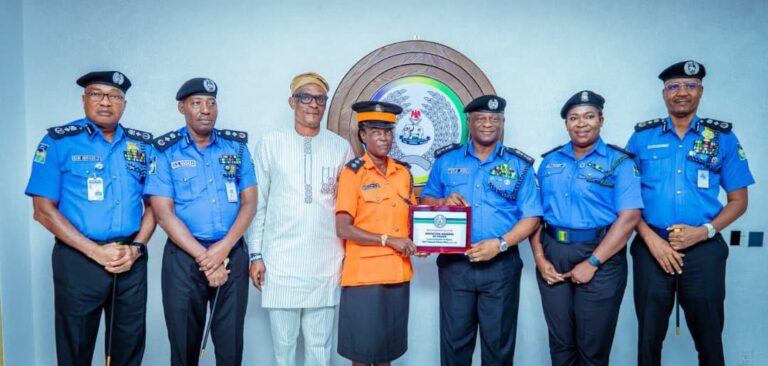 IGP Disu Honours Retired Traffic Officer for Outstanding Service